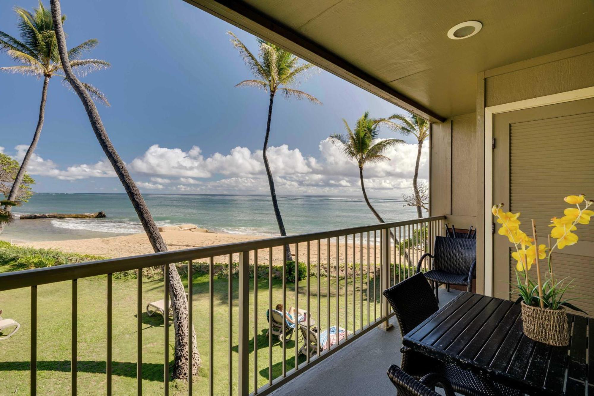Waipouli Beachfront Condo With Balcony And Ocean Views Капаа Екстер'єр фото